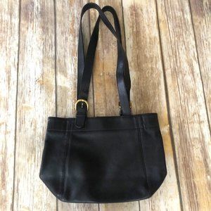 COACH VINTAGE WAVERLY BLACK LEATHER SOHO BAG